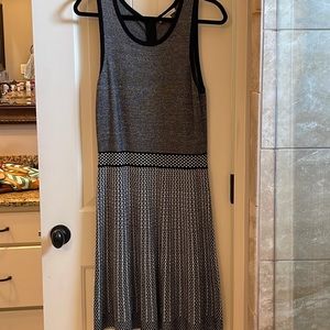 41 Hawthorne sweater dress.  Beautiful fabrics and very soft. A line skirt